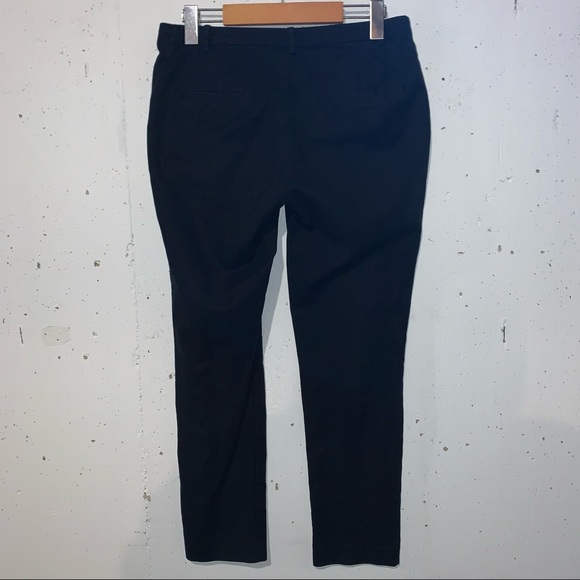 Zara Basic Straight Leg Dress Pant Trouser Black - Picture 5 of 5